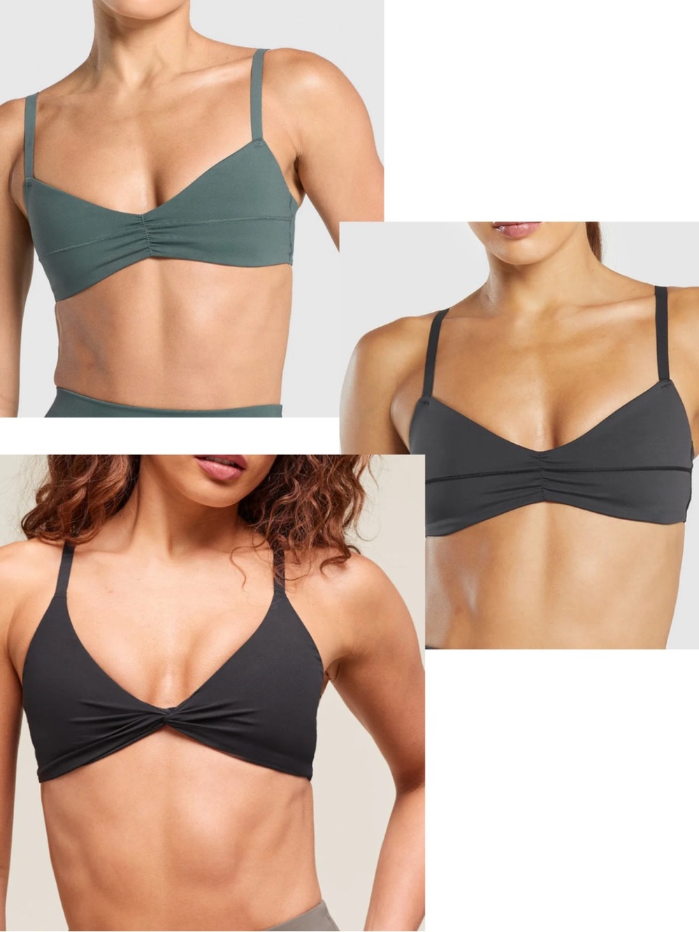 Gymshark bundle of 3 sports bras size XS